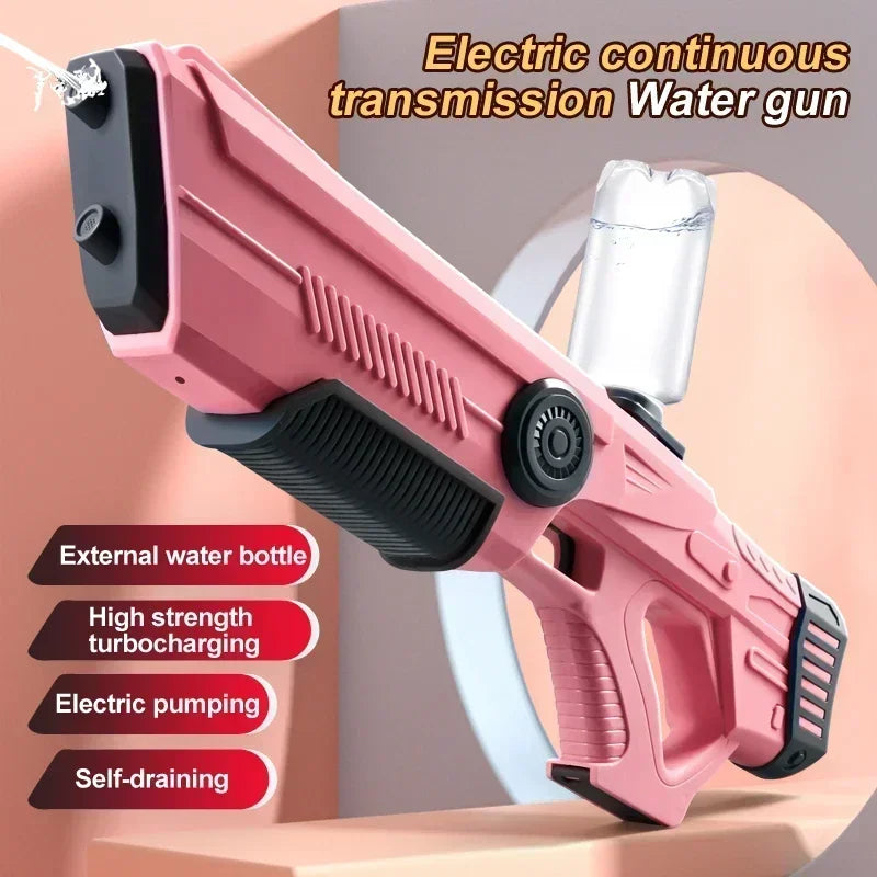 Electric Automatic Water Gun Pistol – Rechargeable Toy Blaster