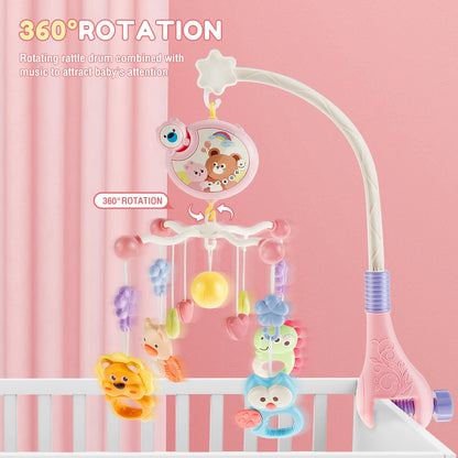 Baby Crib Mobile with Music, Light & Remote Control