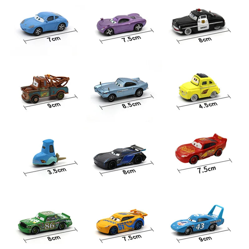 1:55 Diecast Cartoon Alloy Car Toy Collection for Kids