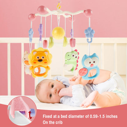 Baby Crib Mobile with Music, Light & Remote Control
