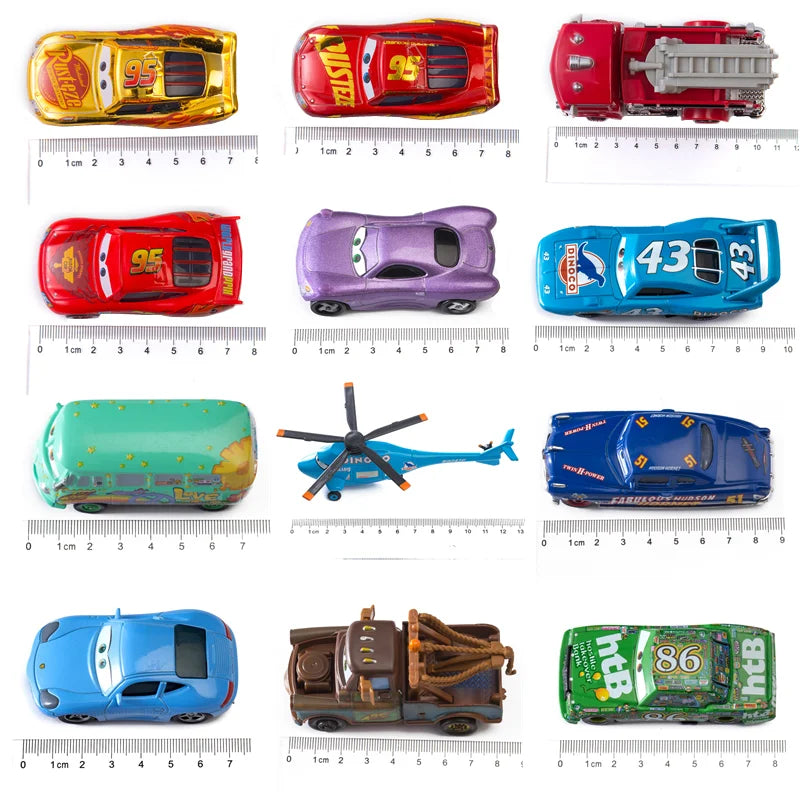 1:55 Diecast Cartoon Alloy Car Toy Collection for Kids