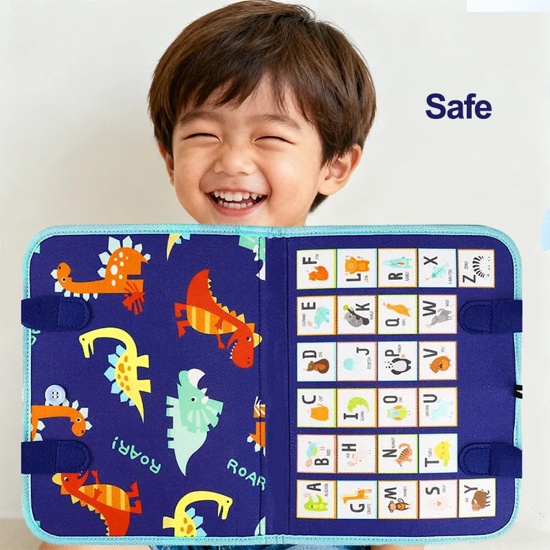 Felt Montessori Busy Board Book For Toddler Learning