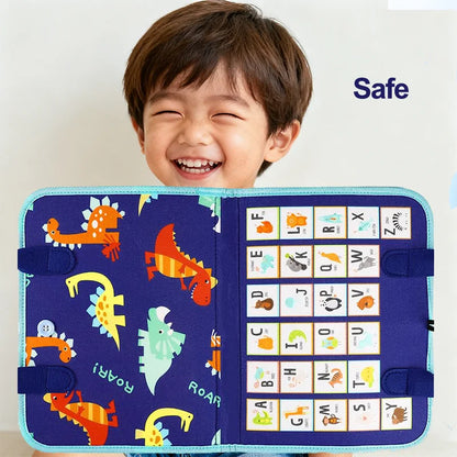 Felt Montessori Busy Board Book For Toddler Learning